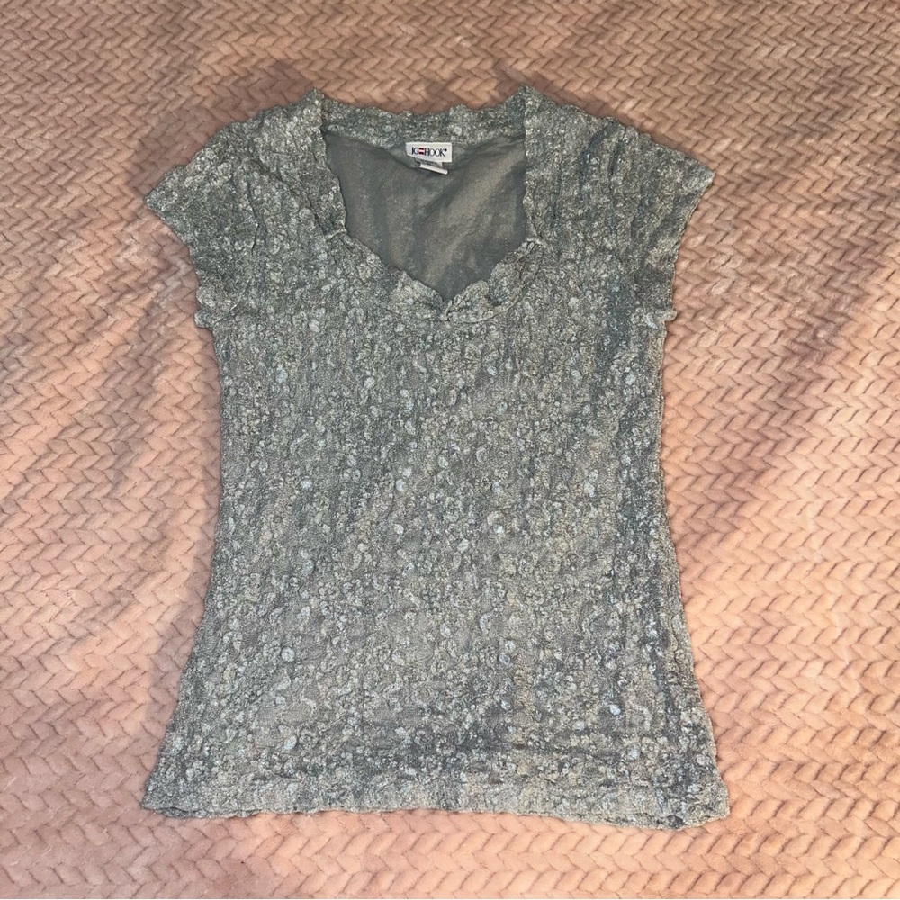 Grey Lace Blouse